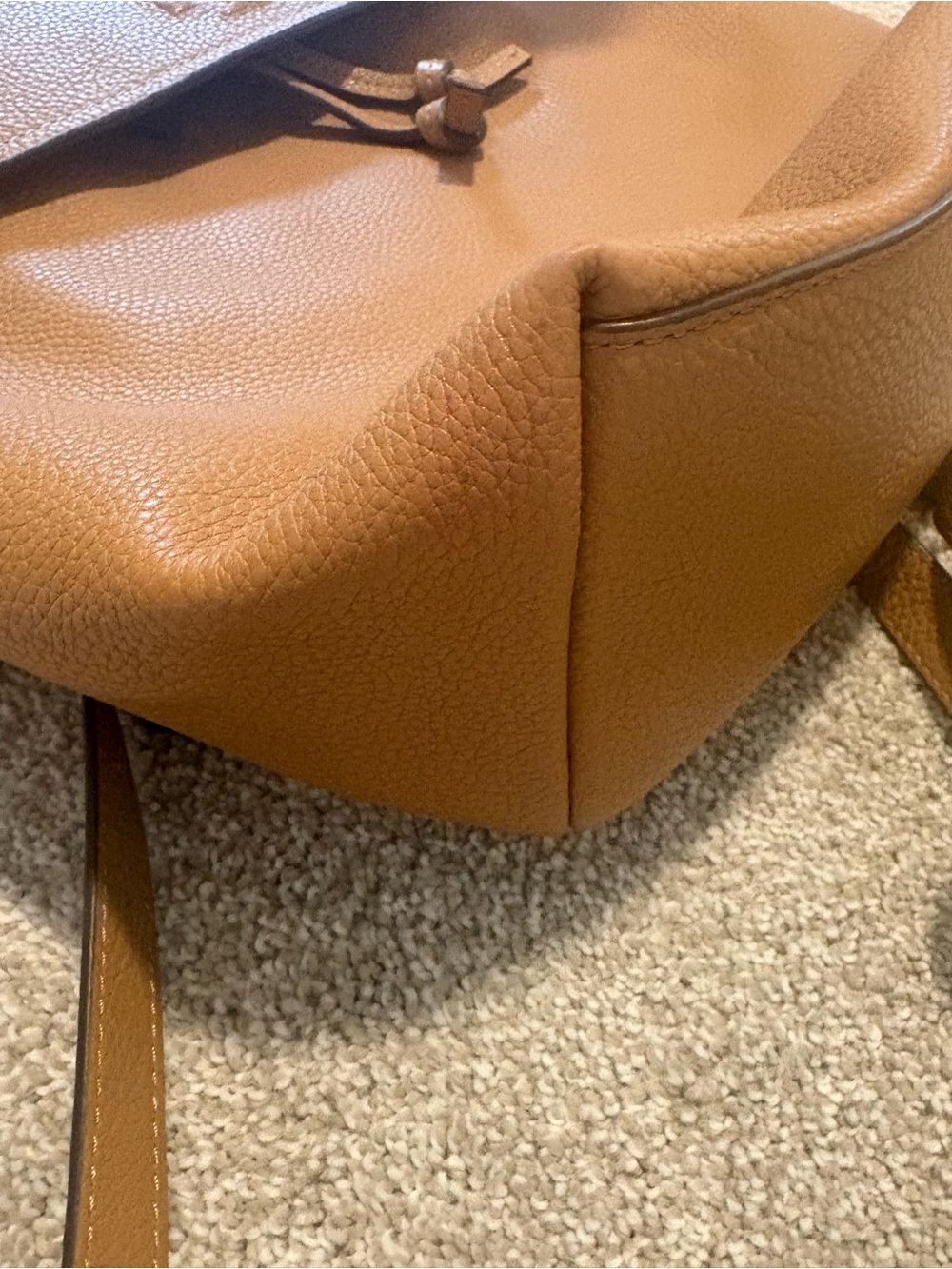 Tory Burch Brown Leather Backpack - Picture 4 of 4